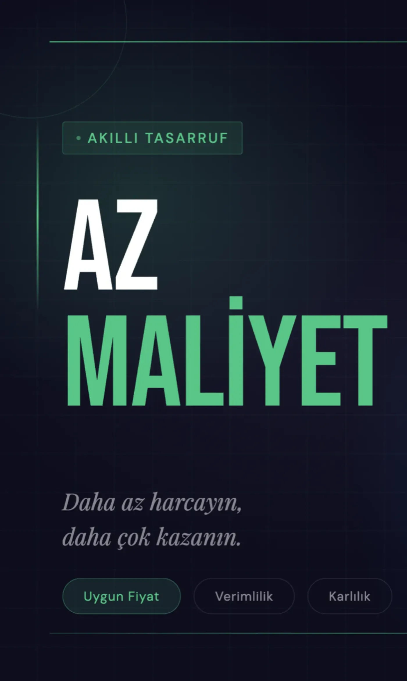 Maliyet karşılaştırması görseli